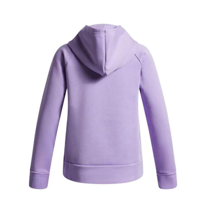 Sudadera con Capucha Niña Under Armour Rival Flc Shimmer Hdy Lavanda S 4