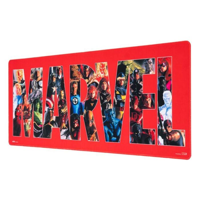 ERIK Alfombrilla Gaming Marvel Avengers Los Vengadores 80x35cm, Tapete impermeable de alta densidad con base antideslizante