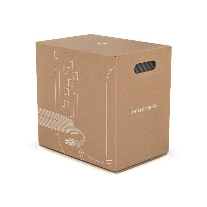 Ubiquiti Cat6 CMP Rating, 305 m, White, UTP, CMP, 23 AWG,10/100/1000 Base-T, 600 MHz 2 Ubiquiti Cat6 CMP Rating, 305 m, White, UTP, CMP, 23 AWG,10/100/1000 Base-T, 600 MHz 2