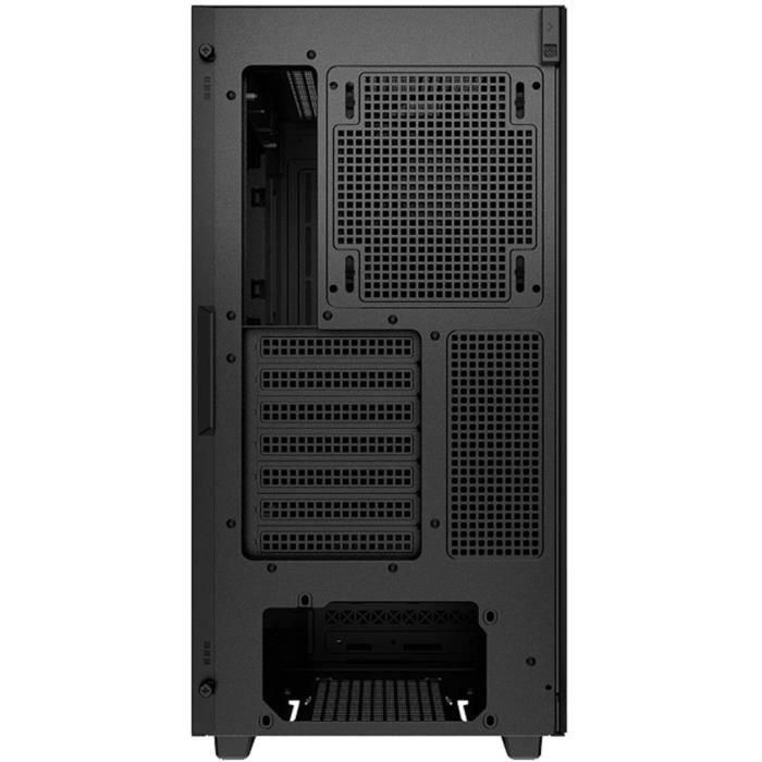 Caja de PC Mid Tower sin fuente de alimentación - DEEPCOOL CH510 (Negro) - E-ATX/ATX/Micro ATX - 1x120mm - USB 3.0/HD Audio - Vidrio templado 3