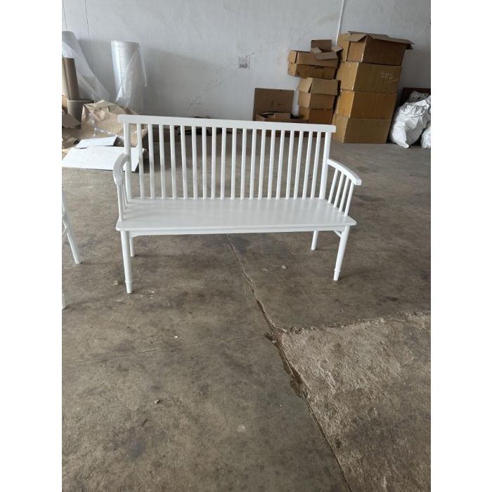 Banco Tradicional DKD Home Decor Crema 50 x 98 x 150 cm 1