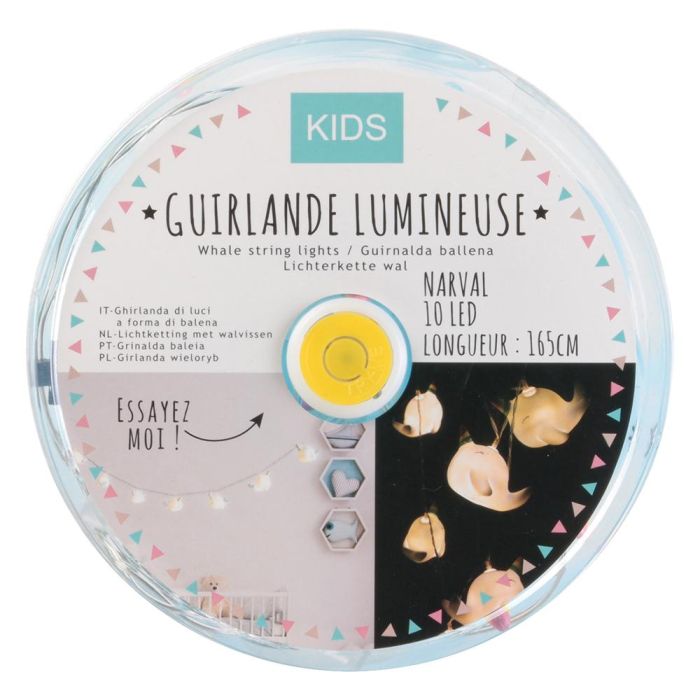 Home Deco Kids Guirnalda de 10 Luces LED Ballena para Decoración Infantil 3
