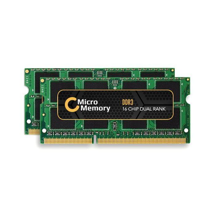 CoreParts 16GB Memoria RAM DDR3 1600MHz SO-DIMM Kit 2x8GB Compatible con Apple