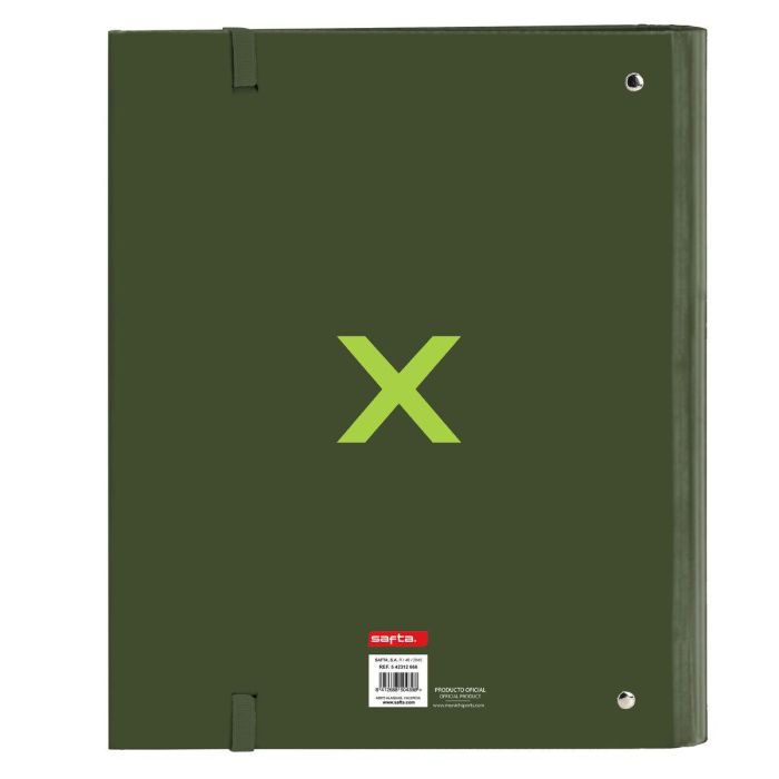 Carpeta de anillas Munich Bright khaki Verde 27 x 32 x 3.5 cm 1