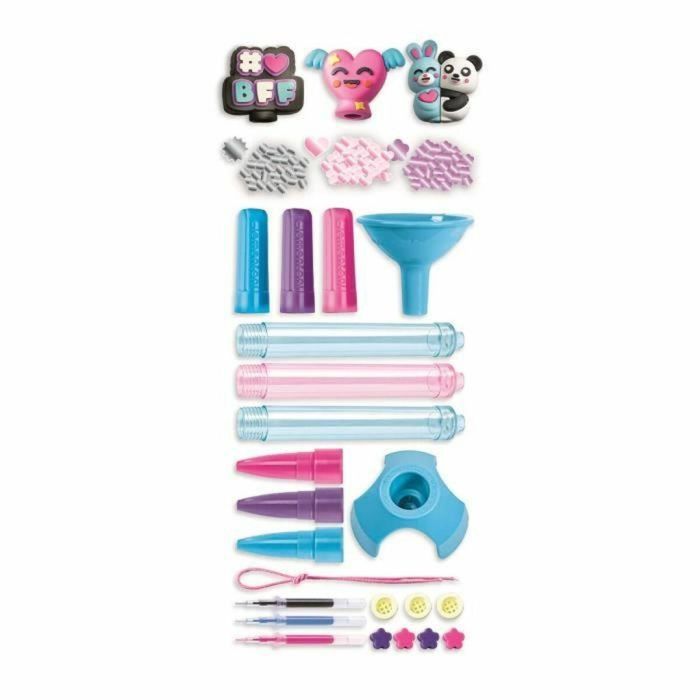 Clementoni CLE8005125188727 Crea tus bolígrafos Mejores Amigos Kit Manualidades 3