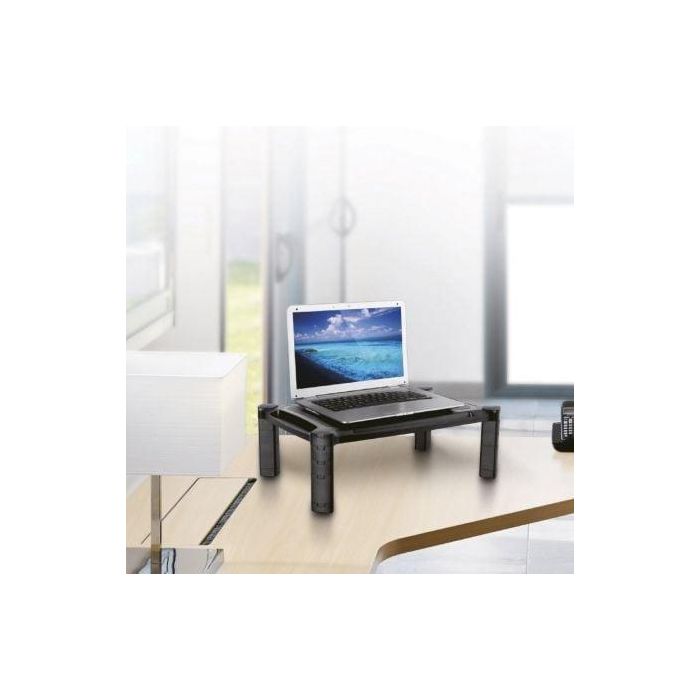 Aisens Soporte Elevador XL para Monitor y Portátil, Ergonomico, Hasta 32 Pulgadas, 10kg Carga Máxima, Negro 3 Aisens Soporte Elevador XL para Monitor y Portátil, Ergonomico, Hasta 32 Pulgadas, 10kg Carga Máxima, Negro 3