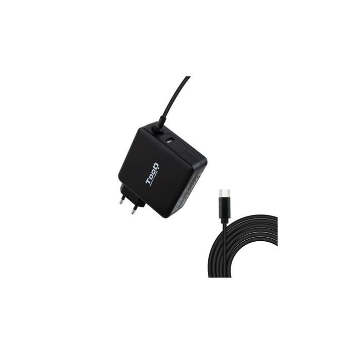 Cargador de Portátil TooQ TQLC-USBC65PD USB Tipo-C/ 65W/ Automático/ Voltaje 5-20V Cargador de Portátil TooQ TQLC-USBC65PD USB Tipo-C/ 65W/ Automático/ Voltaje 5-20V
