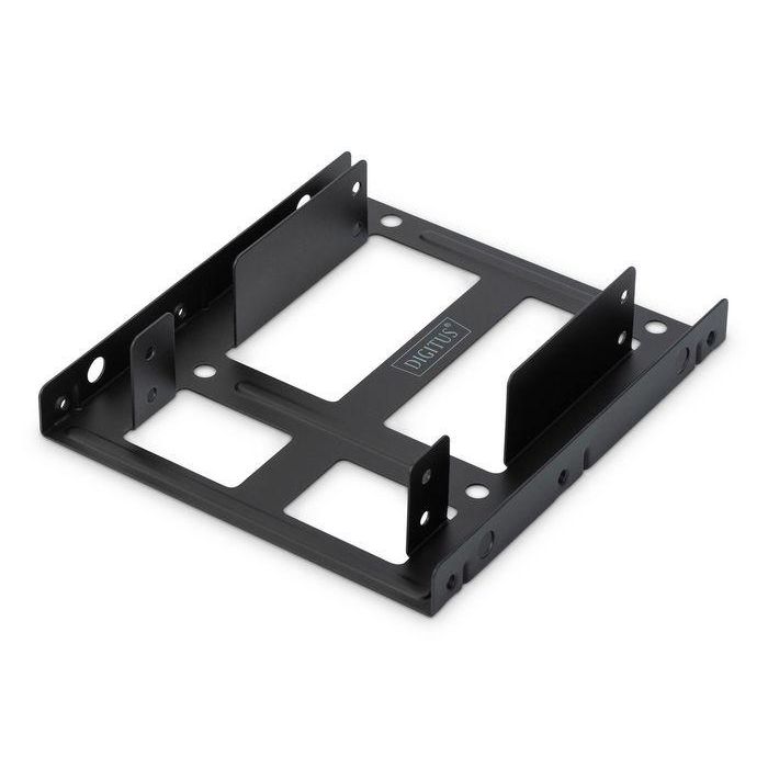Digitus Mounting KIT: Dual SSD/HDD 2.5 -> 3.5 BAY Incl. Mounting Frame, Metal Black, Screws Digitus Mounting KIT: Dual SSD/HDD 2.5 -> 3.5 BAY Incl. Mounting Frame, Metal Black, Screws