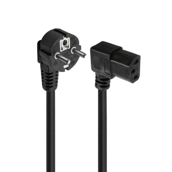 Cable de Alimentación Ewent EC1910 Negro 1,8 m 1 Cable de Alimentación Ewent EC1910 Negro 1,8 m 1