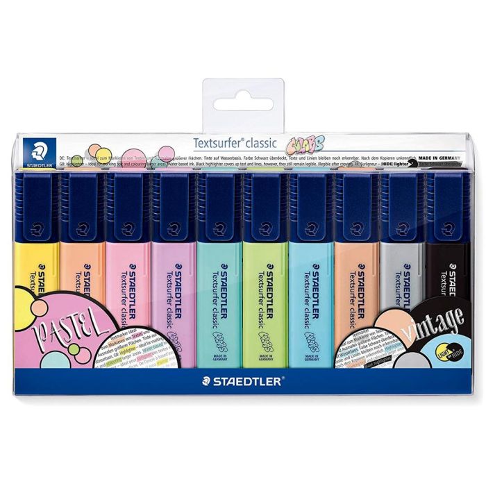 Rotulador Textsurfer Classic 364 Pastel & Vintage Bolsa De 10 Unidades Colores Surtidos 1 Rotulador Textsurfer Classic 364 Pastel & Vintage Bolsa De 10 Unidades Colores Surtidos 1