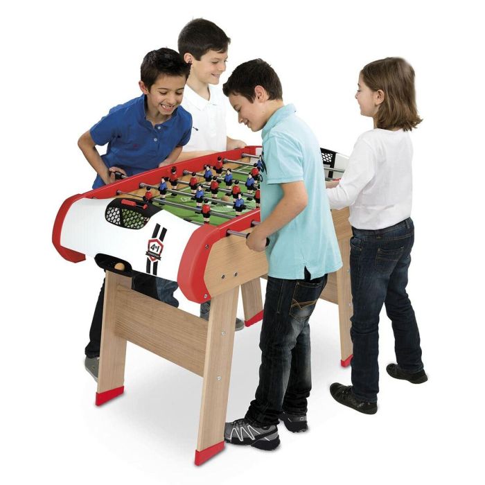 Futbolín powerplay 4 en 1 (futbolín, hockey, ping pong y billar) 87x120x90 cm 2 Futbolín powerplay 4 en 1 (futbolín, hockey, ping pong y billar) 87x120x90 cm 2