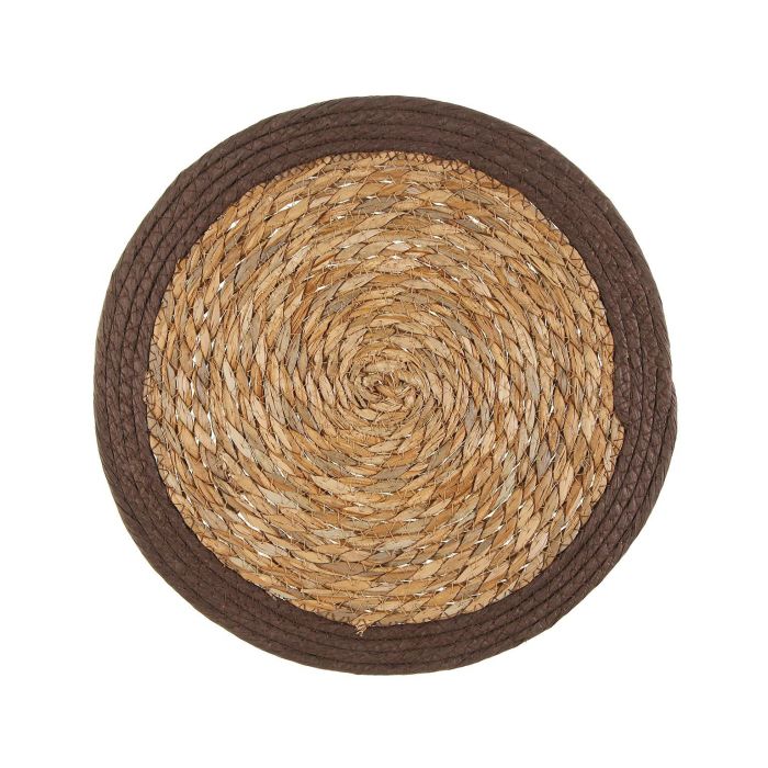 Versa Salvamantel Redondo de Mesa Marrón 35 cm. Protector con Diseño Natural de Algas y Papel, Ideal para Cocina o Comedor (6 Unidades) Versa Salvamantel Redondo de Mesa Marrón 35 cm. Protector con Diseño Natural de Algas y Papel, Ideal para Cocina o Comedor (6 Unidades)