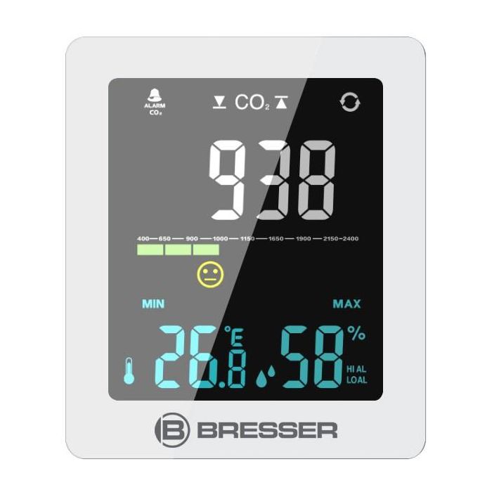 Bresser CO Luftqualittsmonitor weiss 1