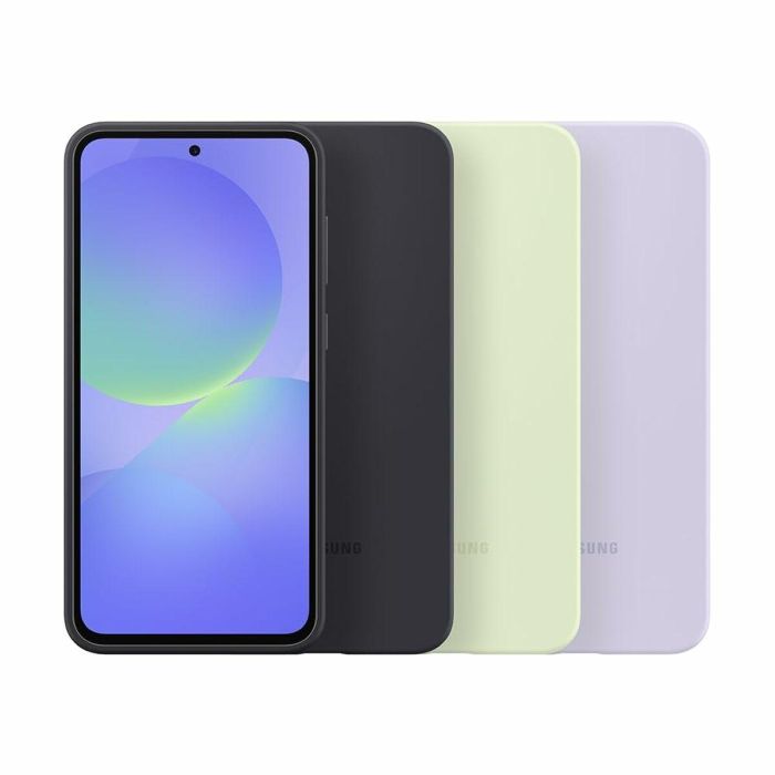 Samsung Funda de Silicona Original para Samsung Galaxy A36 5G, Carcasa Protectora Negra 6