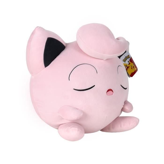 Bandai BAN3701405823641 Peluche Pokémon Jigglypuff 40 cm, suave y esponjoso 5