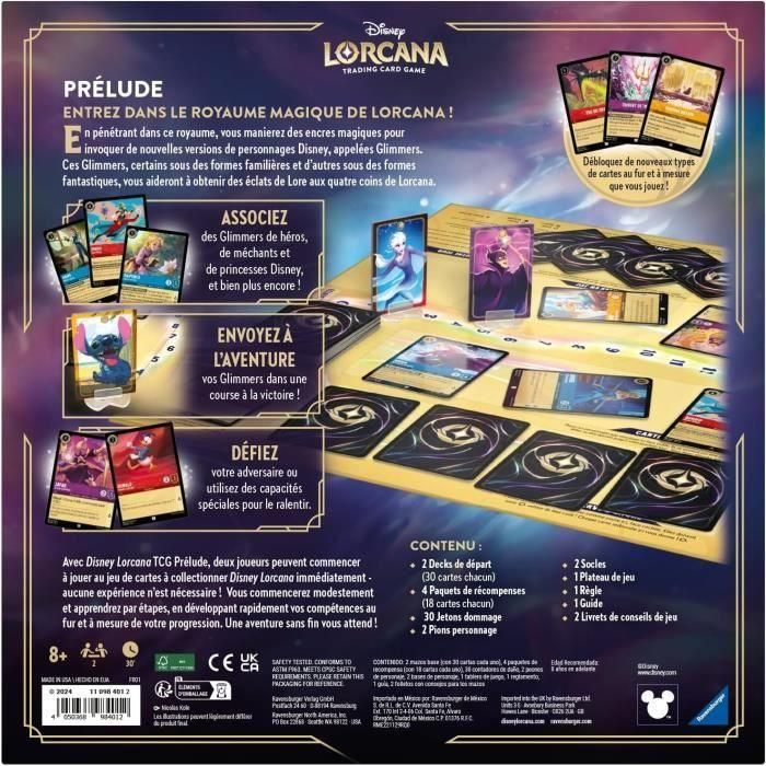 Disney Lorcana TCG: Preludio, Juego de Cartas, Edad 8 - 11098401, Ravensburger 2 Disney Lorcana TCG: Preludio, Juego de Cartas, Edad 8 - 11098401, Ravensburger 2