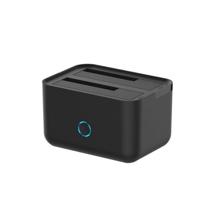 AISENS - ESTACION DE DOCKING DE DOBLE BAHIA ASDS-D01B SATA 2.5/3.5 A USB 3.0/3.1 GEN1, CLONE, NEGRA AISENS - ESTACION DE DOCKING DE DOBLE BAHIA ASDS-D01B SATA 2.5/3.5 A USB 3.0/3.1 GEN1, CLONE, NEGRA