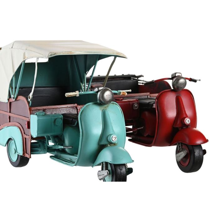 Figura Decorativa DKD Home Decor Azul Rojo Vintage 38 x 16 x 22 cm (2 Unidades) 1 Figura Decorativa DKD Home Decor Azul Rojo Vintage 38 x 16 x 22 cm (2 Unidades) 1