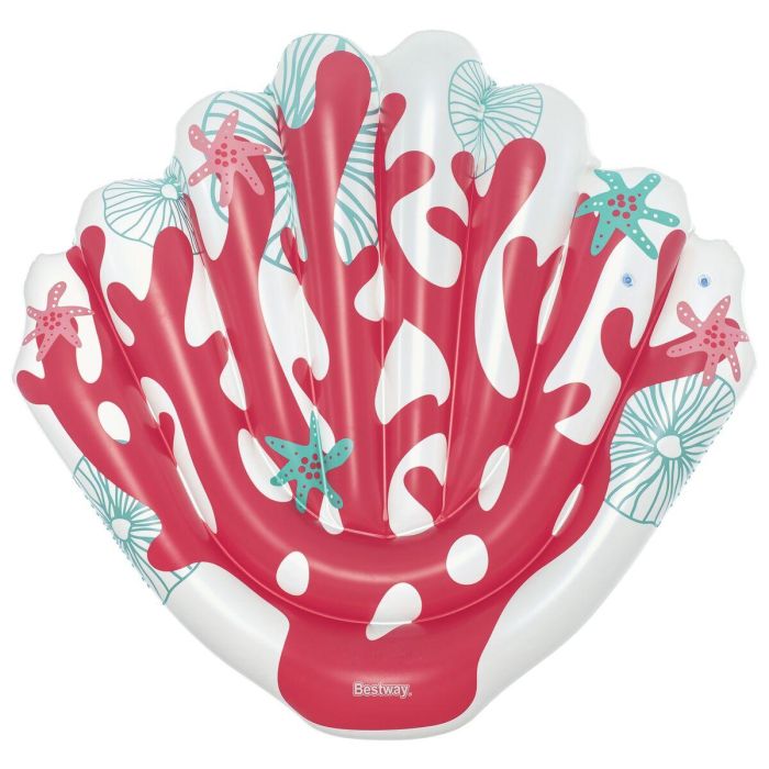 Bestway Colchoneta Hinchable Coral 186x153 cm Playa y Piscina 43724 Bestway Colchoneta Hinchable Coral 186x153 cm Playa y Piscina 43724