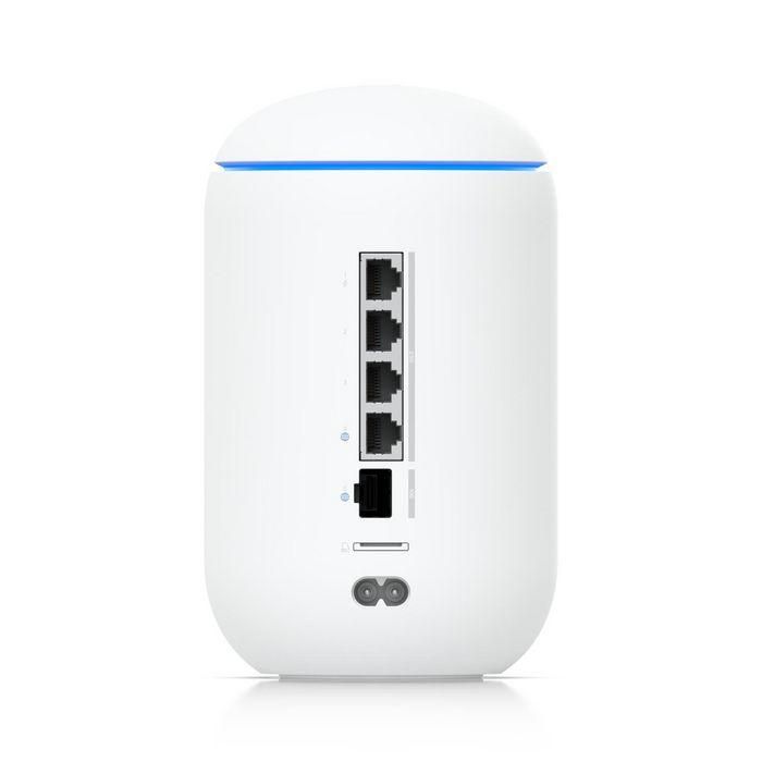 Ubiquiti UDR7 Cloud Gateway WiFi 7 Desktop con PoE, 10G SFP+, 2.5 GbE RJ45, 160m², Almacenamiento microSD, UniFi 6