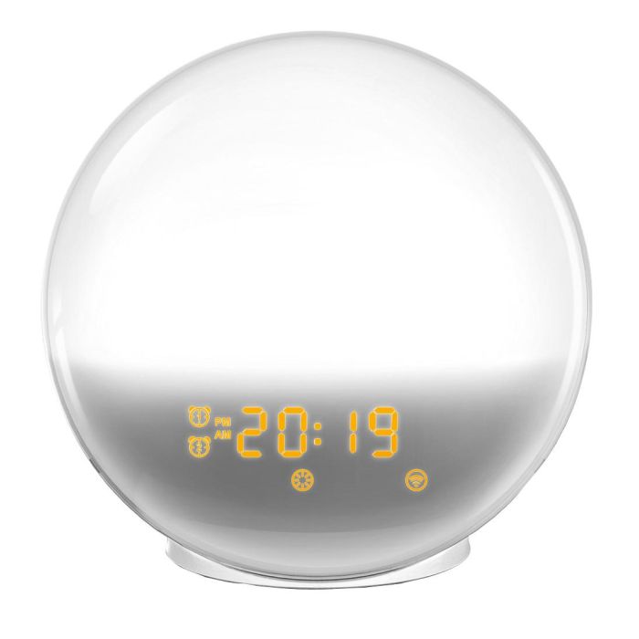 Despertador Inteligente con Lámpara RGB Muvit iO MIOLAMP005/ Radio FM/ Blanco 6 Despertador Inteligente con Lámpara RGB Muvit iO MIOLAMP005/ Radio FM/ Blanco 6