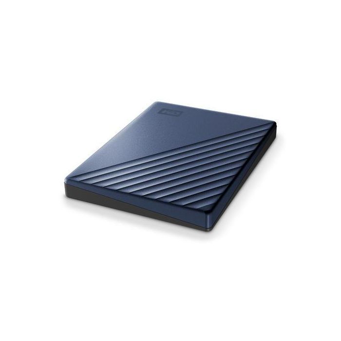 Western Digital My Passport Ultra Disco Duro Externo Portátil 2TB USB-C Cifrado Hardware Azul Negro para Windows/macOS 3