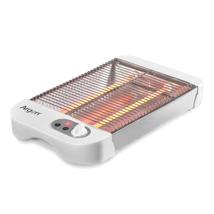 Tostador Plano Blanco 600W Argon 35x6.5x21.5 cm (6 Unidades) 1 Tostador Plano Blanco 600W Argon 35x6.5x21.5 cm (6 Unidades) 1