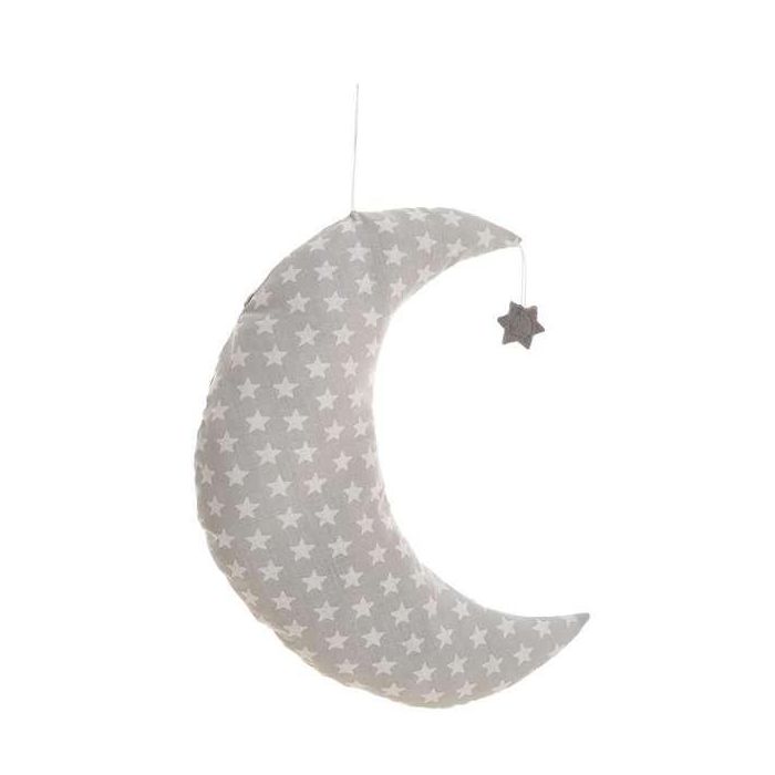 Cojín luna colgante estampado 38 x 30 cm Cojín luna colgante estampado 38 x 30 cm