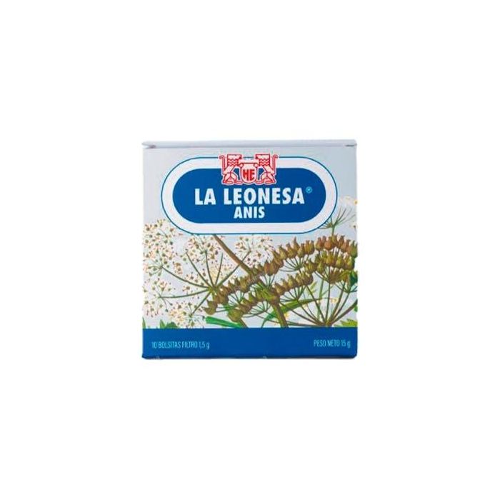 La Leonesa Manzanilla con Anís 10 Bolsitas