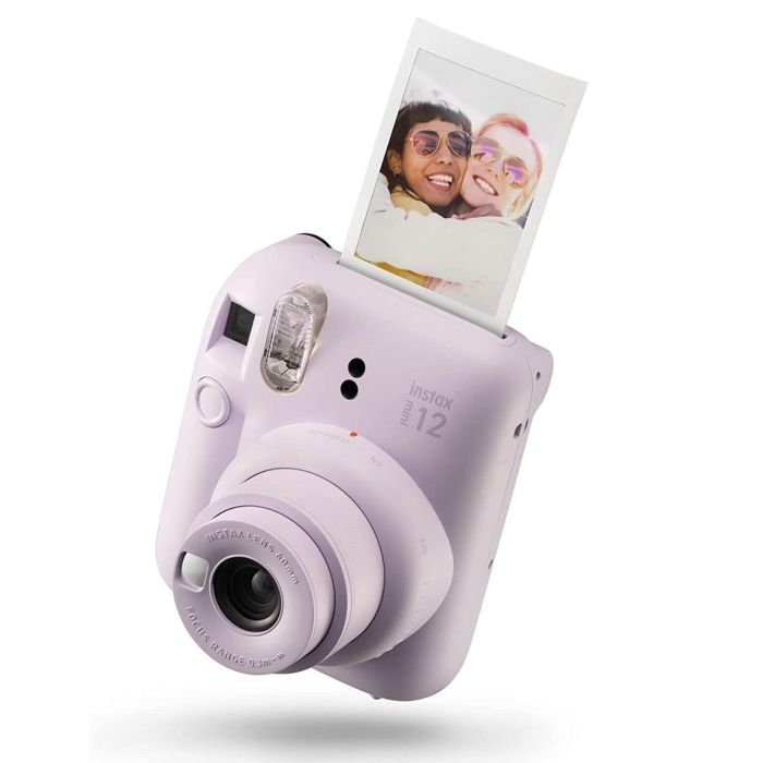 Fujifilm Instax Mini 12 Cámara Instantánea Azul Pastel con Flash 1