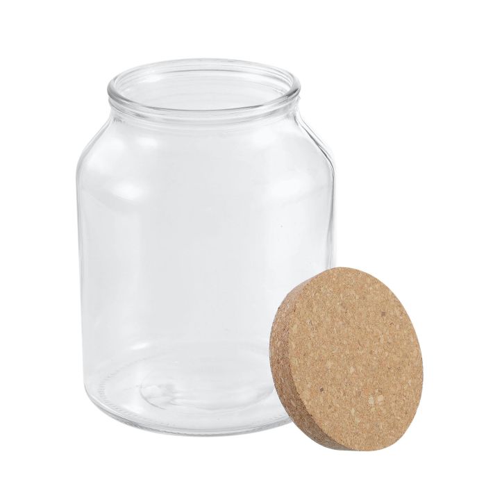 Tarro de vidrio con tapón de corcho 2900 ml - La Mediterranea (6 Unidades) 8 Tarro de vidrio con tapón de corcho 2900 ml - La Mediterranea (6 Unidades) 8
