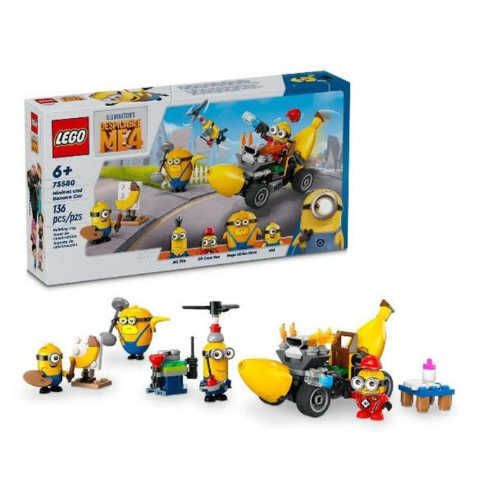 LEGO 75580 Minions Banana Car - Juguete de construcción con 136 piezas 0 LEGO 75580 Minions Banana Car - Juguete de construcción con 136 piezas 0