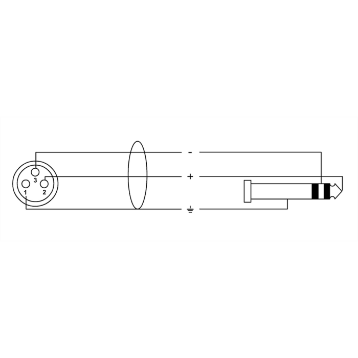 Cable De Audio Jack Estéreo/Xlr Hembra 60 Cm 1 Cable De Audio Jack Estéreo/Xlr Hembra 60 Cm 1