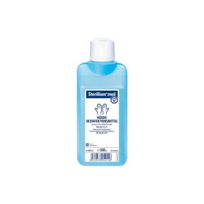 Sterillium Antiséptico para Manos con Bomba Dispensadora, Solución Líquida 500 mL