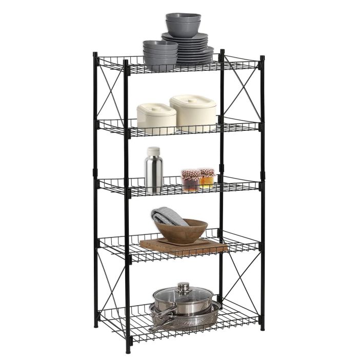 Estantería de Metal 5 Niveles 52x34x110 cm - Confortime (2 Unidades) 9