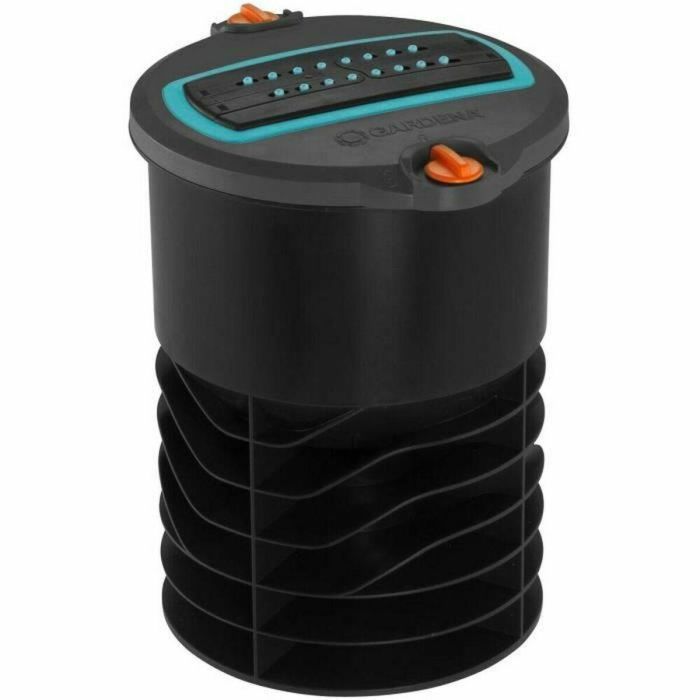 Gardena OS 140 Kit de Aspersor Oscilante Emergente para Riego de Jardines Cuadrados o Rectangulares, Cobertura Ajustable de 2 a 140 m²