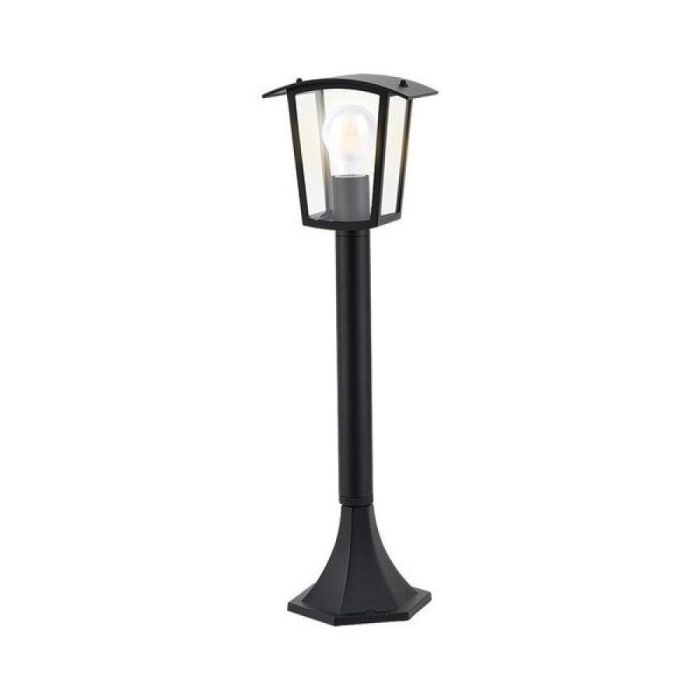 RABALUX RAB-7128 Lámpara de Suelo Exterior Taverna, Aluminio Negro Mate, Pantalla Transparente, 1xE27 IP44, Altura 600mm 0 RABALUX RAB-7128 Lámpara de Suelo Exterior Taverna, Aluminio Negro Mate, Pantalla Transparente, 1xE27 IP44, Altura 600mm 0