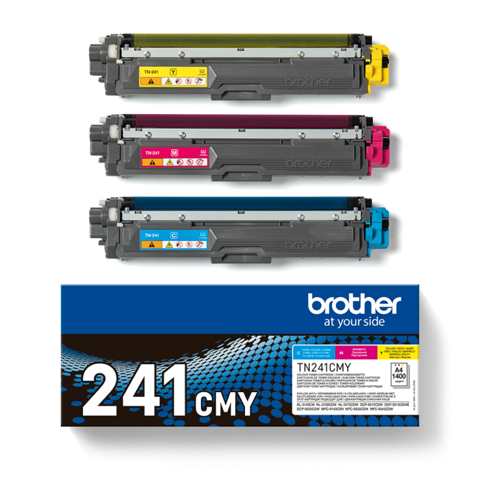BROTHER pack 3 cartuchos deToner (c/m/y)/TN241CMY 2 BROTHER pack 3 cartuchos deToner (c/m/y)/TN241CMY 2