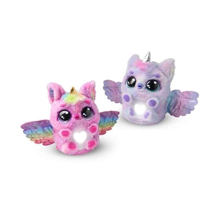 Peluche hatchimals alive secret hatch pufficorn. son criaturas mágicas que necesitan tu amor y cuidado para salir del cascarón. 25,4x20,02x20,02 cm 1