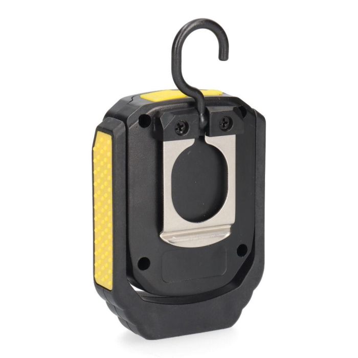 Edm Linterna Recargable Led 10W 900lm Base Magnética 7x3.5x10cm Compacta USB 5