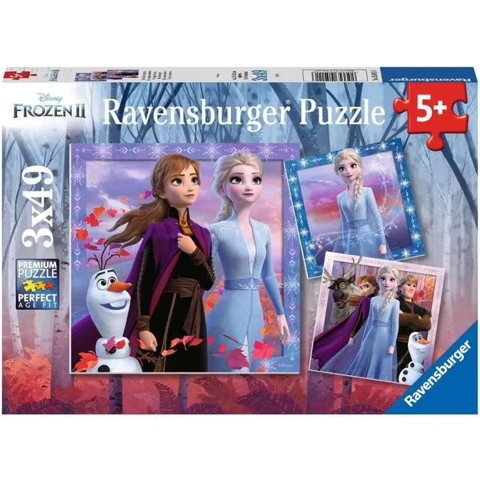 Ravensburger The Snow Queen 2 Puzzle 3x49 piezas, Ravensburger 1