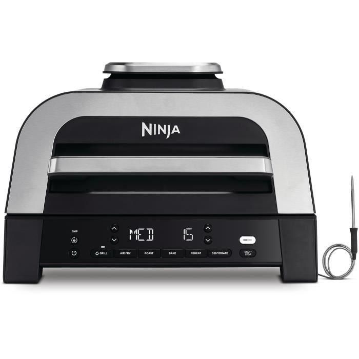 Ninja DG551EU Parrilla y Freidora sin Aceite Max 6 en 1, 1760W, 6 Modos de Cocción, Gris 0 Ninja DG551EU Parrilla y Freidora sin Aceite Max 6 en 1, 1760W, 6 Modos de Cocción, Gris 0