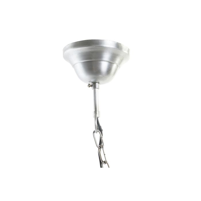 DKD Home Decor Lámpara de Techo Loft Plateada de Hierro, 66 cm Alto, 43 cm Ancho, E27, 50W, 1 Bombilla 4 DKD Home Decor Lámpara de Techo Loft Plateada de Hierro, 66 cm Alto, 43 cm Ancho, E27, 50W, 1 Bombilla 4