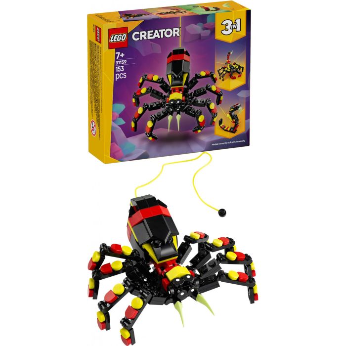 LEGO 31159 Creator Animales Salvajes 3 en 1: Araña Sorprendente - Juego de Construcción Niños +7 Años 14 LEGO 31159 Creator Animales Salvajes 3 en 1: Araña Sorprendente - Juego de Construcción Niños +7 Años 14