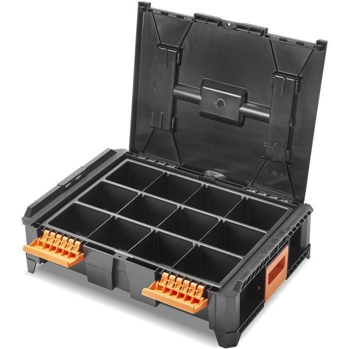 Inserto modular - TOOD - 3 a 12 compartimentos - Para caja profesional - Encajable - 40x30x7 cm 2 Inserto modular - TOOD - 3 a 12 compartimentos - Para caja profesional - Encajable - 40x30x7 cm 2