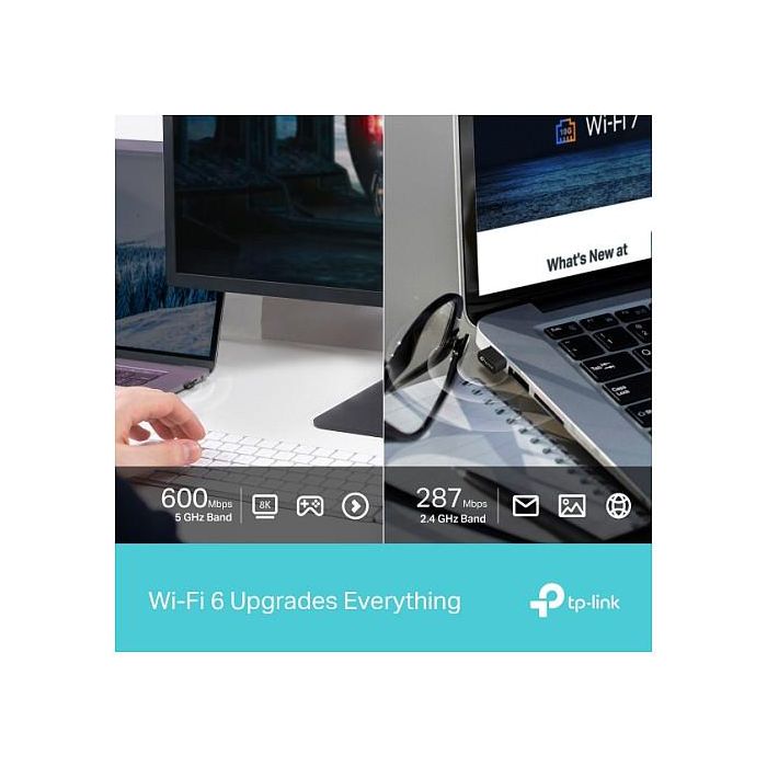 TP-Link Archer TX10UB Nano Adaptador WiFi USB Bluetooth 5.3 Doble Banda 600 Mbit/s Negro 5