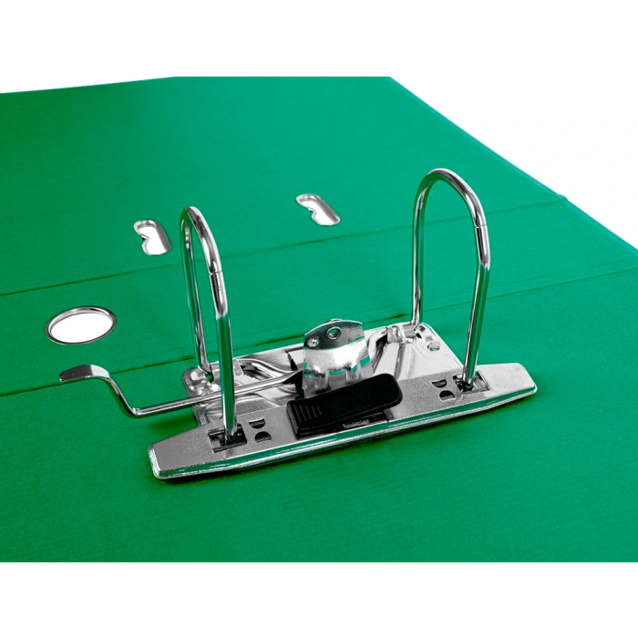 Liderpapel Documenta Archivador de Palanca A4 Verde con Rado y Compresor Metálico Lomo 75mm 4