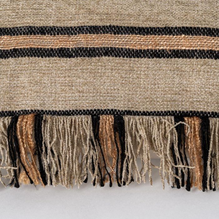 Cojín Beige-Ocre Algodón/Terciopelo 50 X 50 cm