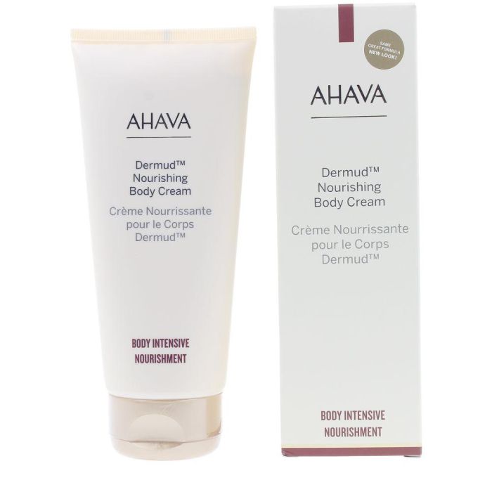 Ahava DERMUD NOURISHING Crema Corporal con Lodo del Mar Muerto para Psoriasis y Eczema, 200 ml 1 Ahava DERMUD NOURISHING Crema Corporal con Lodo del Mar Muerto para Psoriasis y Eczema, 200 ml 1