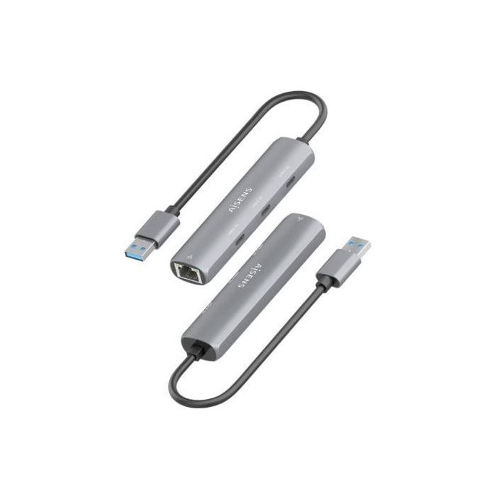 Hub USB Aisens ASUC-4P037-GR/ 3xUSB Tipo-C/ 1xRJ45/ Gris 2 Hub USB Aisens ASUC-4P037-GR/ 3xUSB Tipo-C/ 1xRJ45/ Gris 2